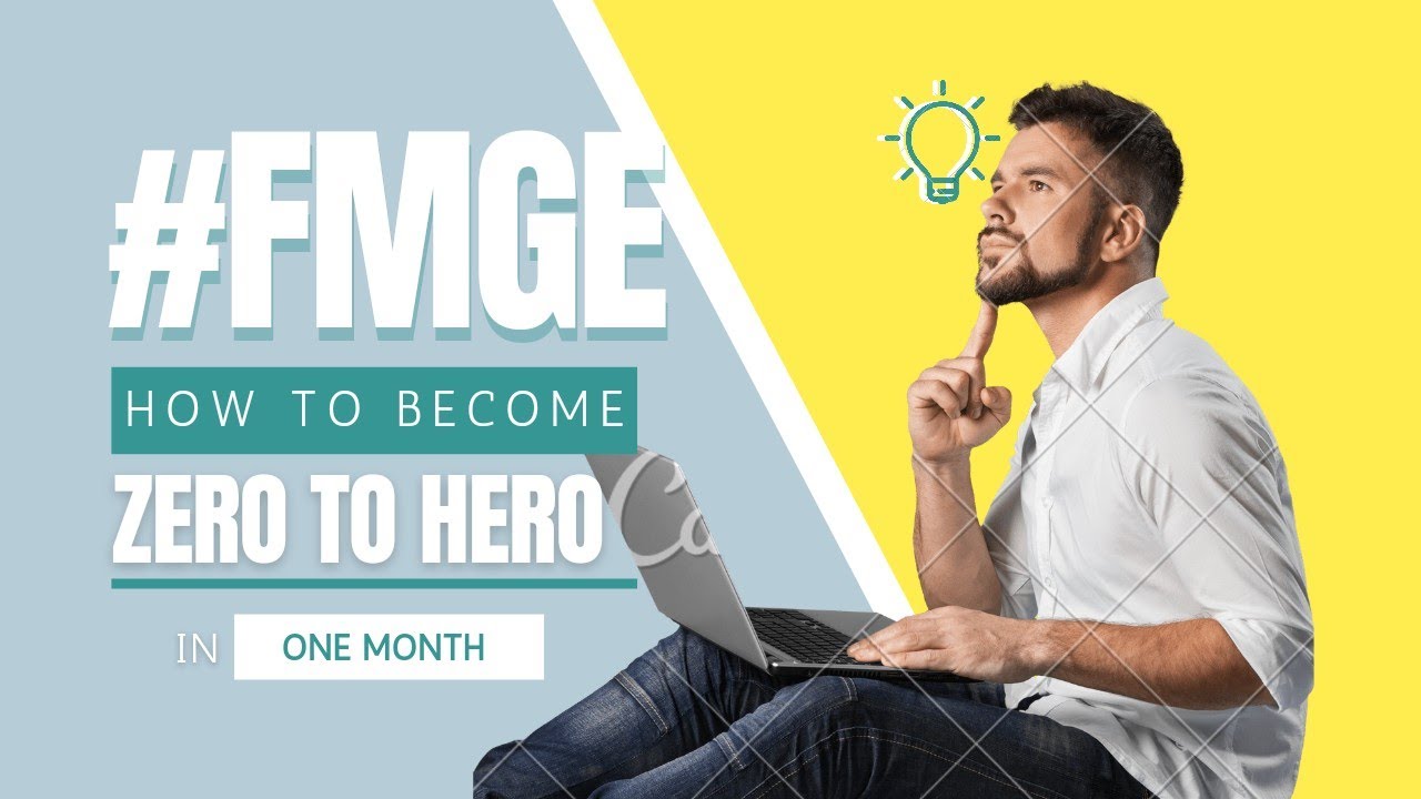 How to become ZERO TO HERO In one month. #FMGE