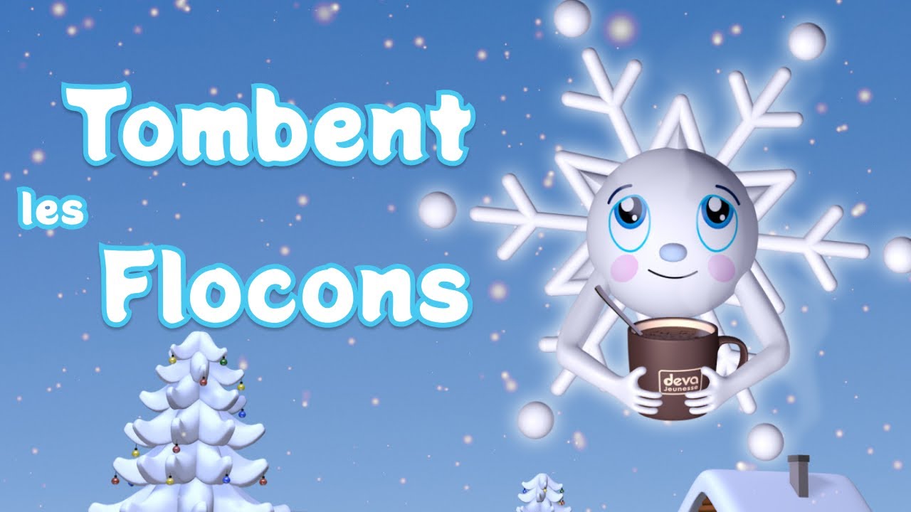 Tombent les flocons - Comptine de Noël pour les enfants avec paroles