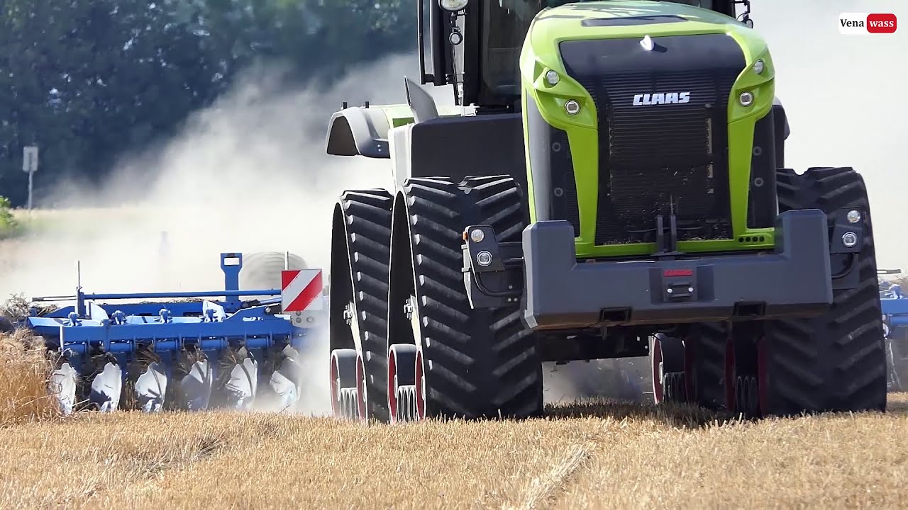 Claas Xerion 5000 TRAC TS   + Lemken Rubin 12, 8m Vol I.