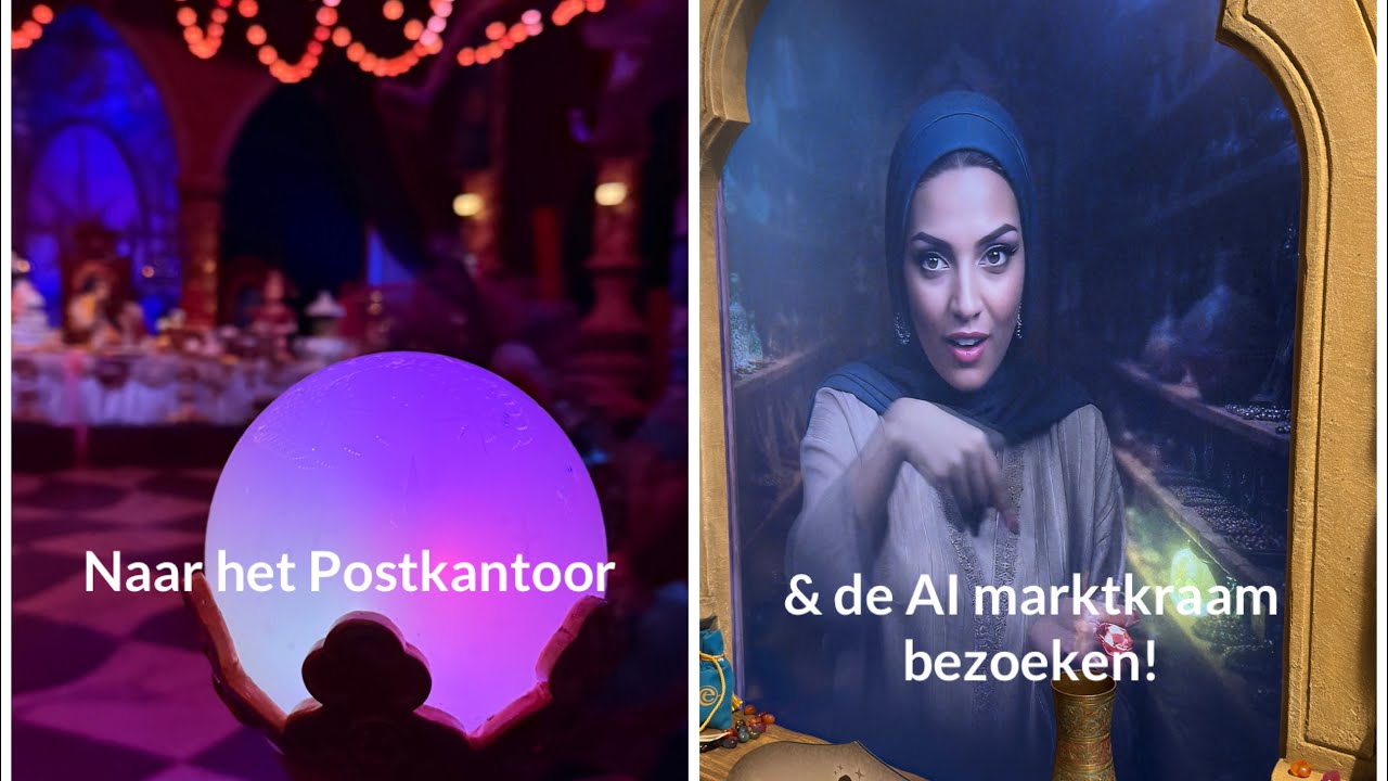 Vlog 16: Efteling update: eerste keer in het nieuwe postkantoor & AI marktkraam ontdekt!