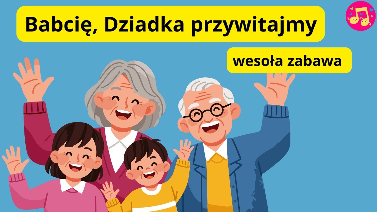 Taniec dla Babci i Dziadka, Zabawa z Babcią i Dziadkiem, prosty taniec w kole