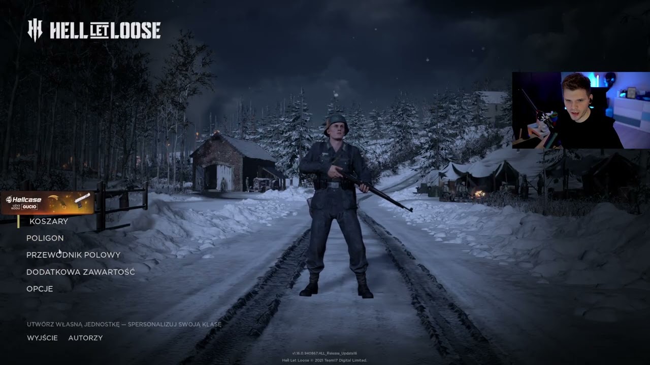 EMERYT NA FRONCIE | GUCIO - HELL LET LOOSE | CAŁY VOD