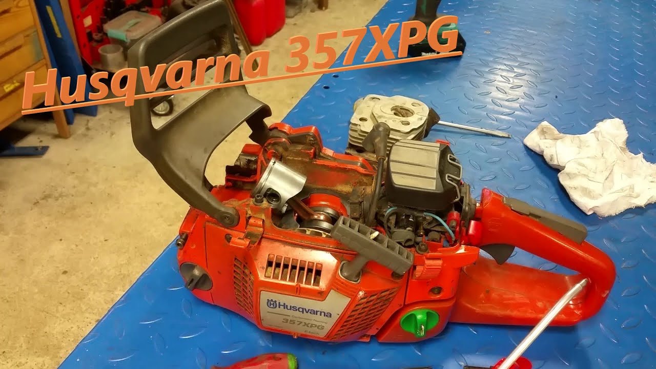 Motorsåg Husqvarna 357 XPG. Den har skurit, går den att rädda från att skrotas?. Del 2