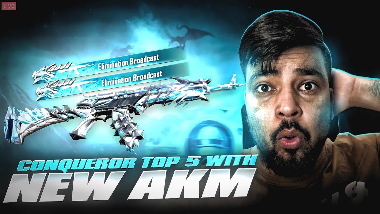 NEW AKM GLACIER HERE - PUBG MOBILE  - FM Radio Gaming