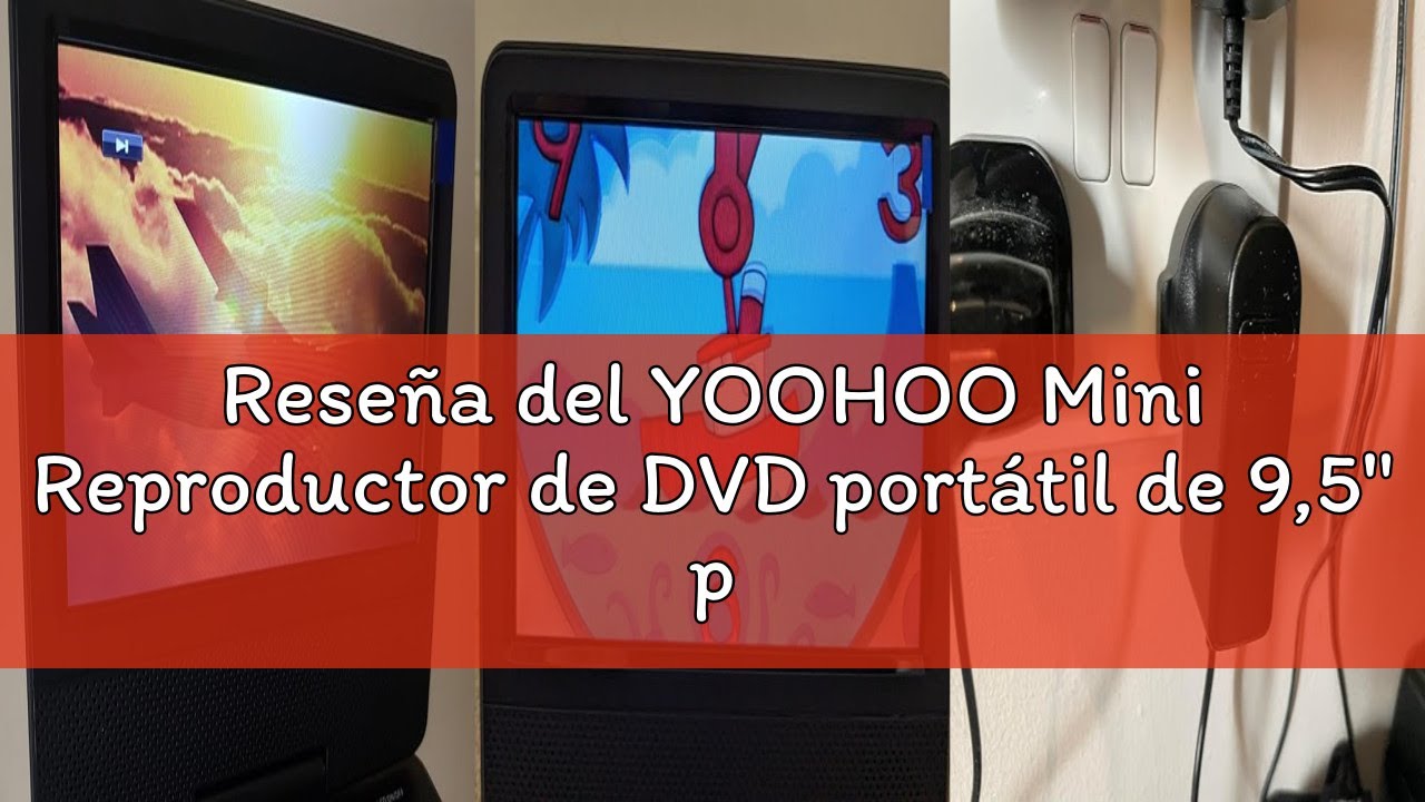 Reseña del YOOHOO Mini Reproductor de DVD portátil de 9,5