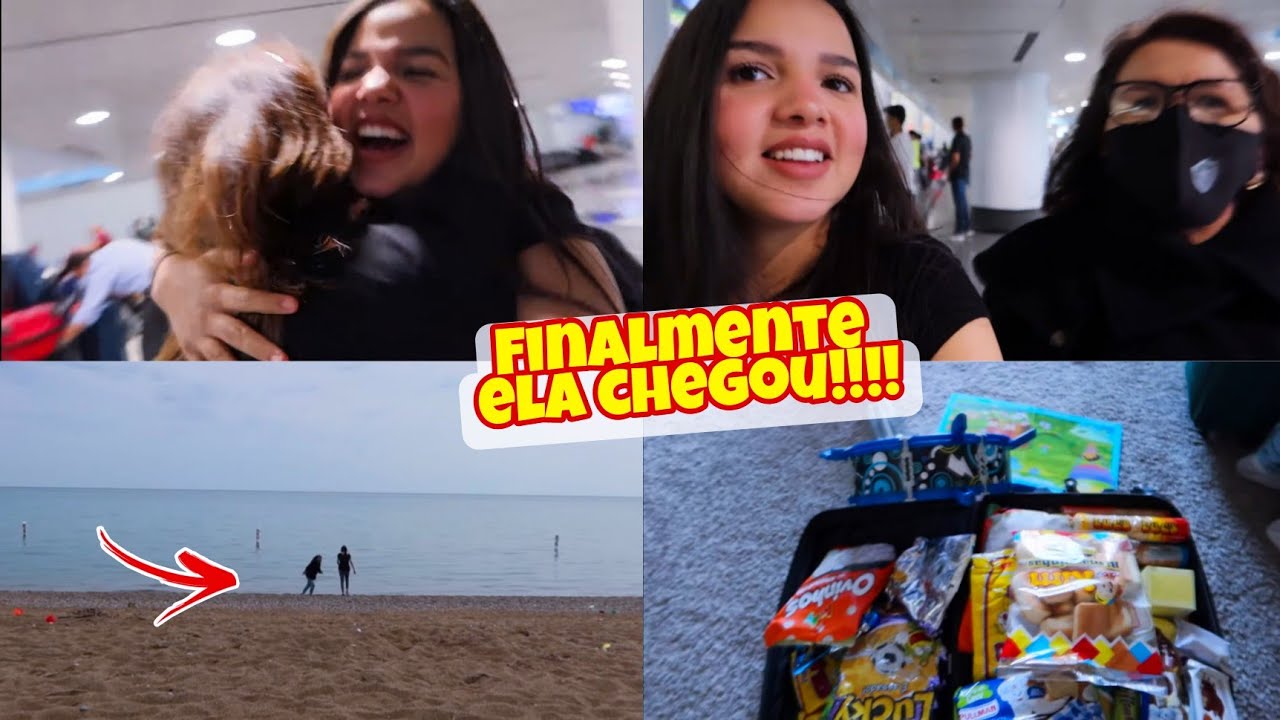 MINHA MÃE CHEGOU- FUI PEGAR ELA NO AEROPORTO- ACORDEI 3H DA MANHÃ  - QUE DIA FELIZ !!!
