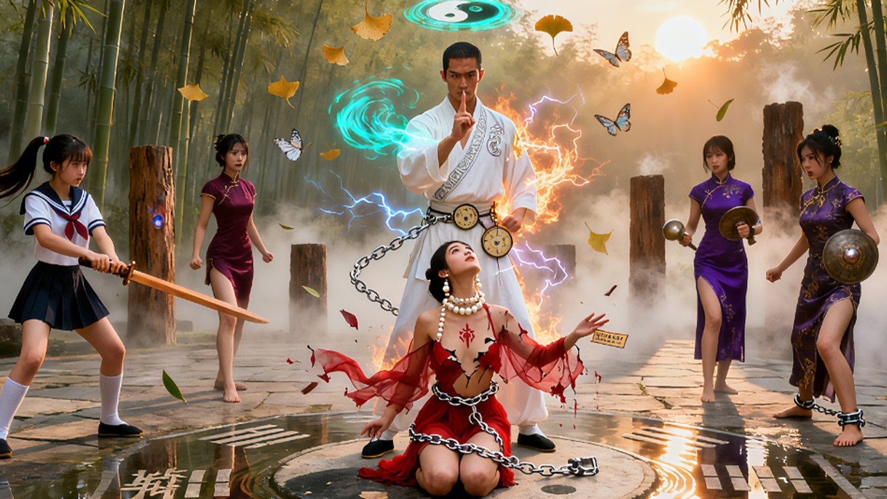 女徒弟吸乾我十年修為轉身背叛，我狂收百名豐滿新徒弟復仇，修為暴漲全場跪地臣服！#熱血 #逆襲