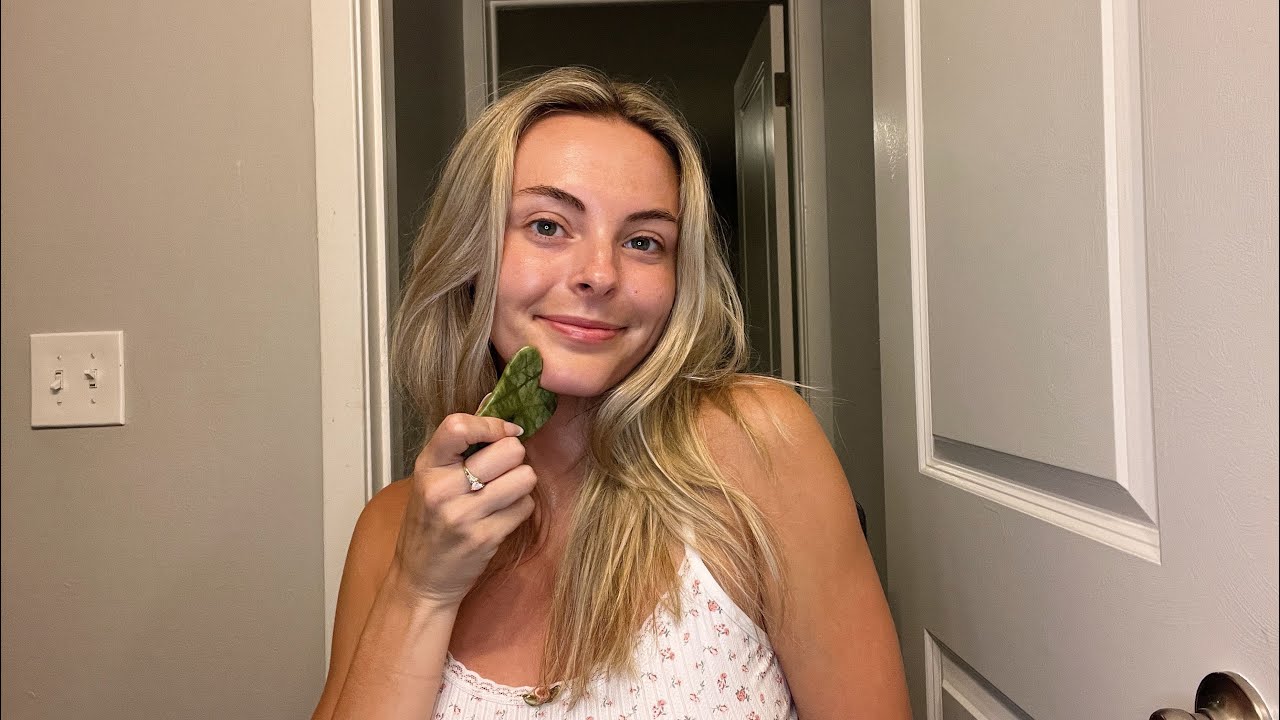 ASMR | Gua sha & Face Massage on Myself 💆🏼&zwj;♀️