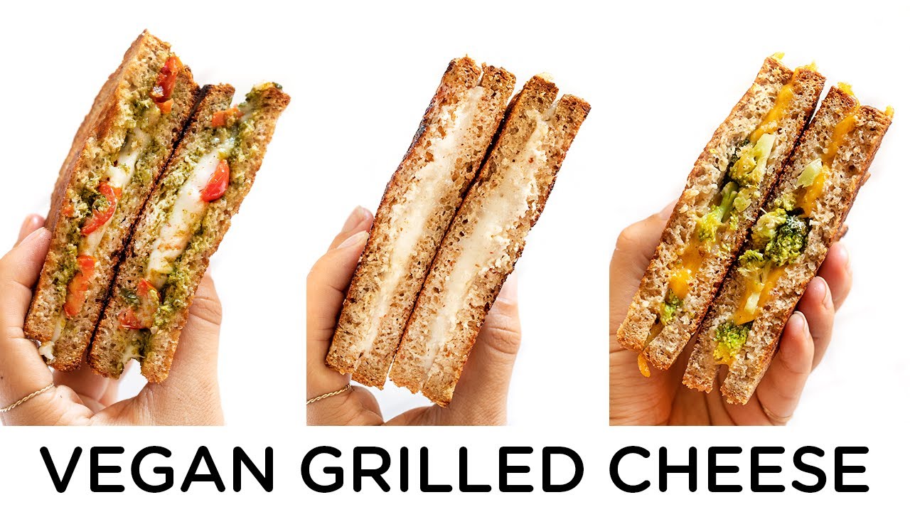 VEGAN GRILLED CHEESE ‣‣ 3 amazing ways!