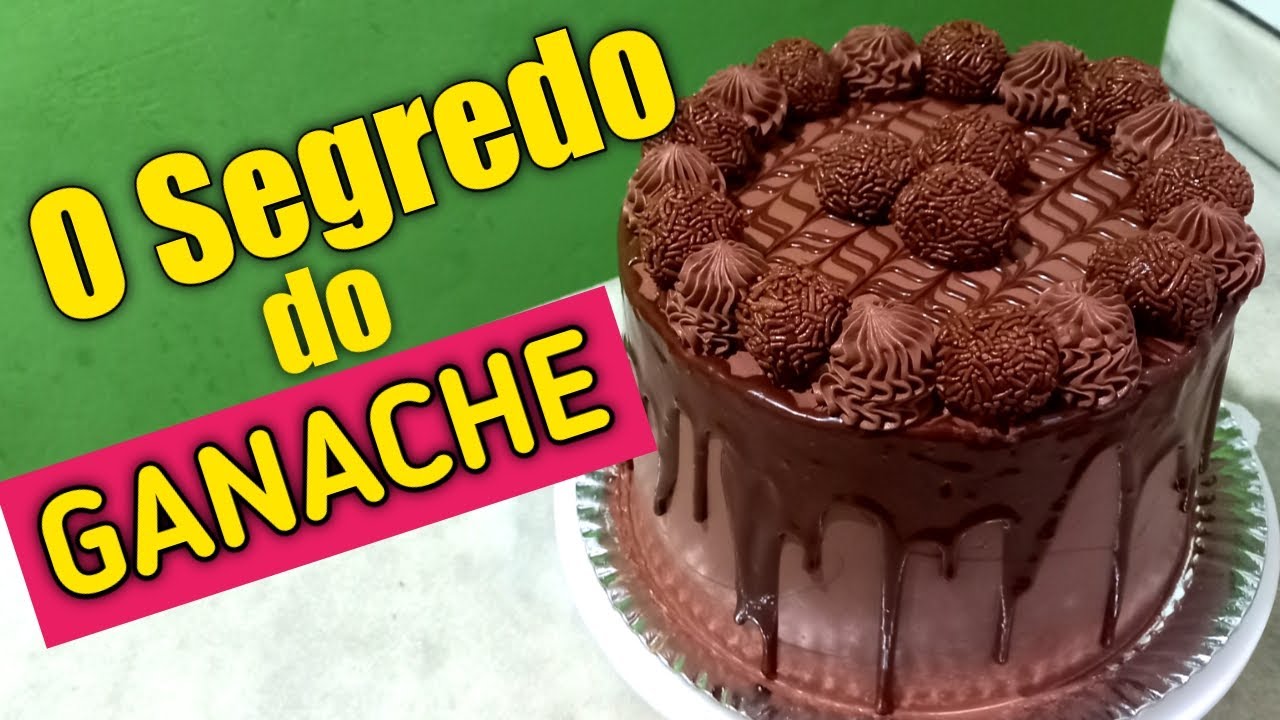 Recheio de Ganache de chocolate SE LIGA CONFEITEIRO