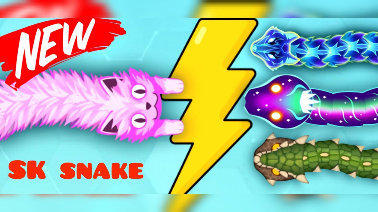 Epic snake io gameplay 🐍 | Pink bubblegum snake skin | That sk snake biggest snake killing