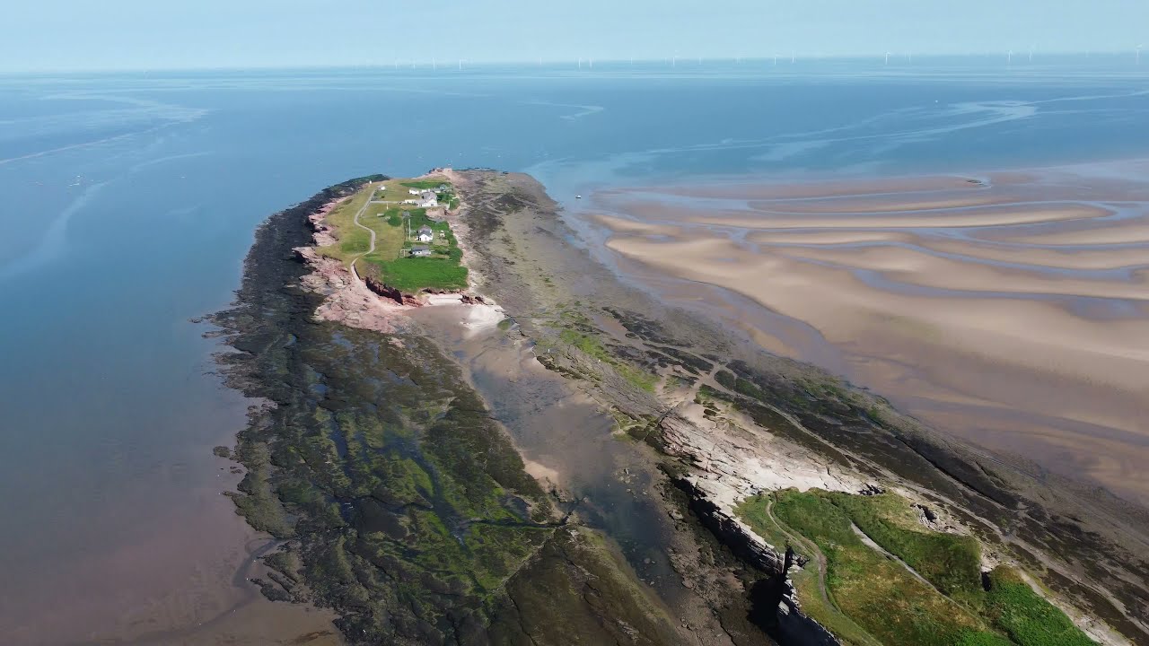 Hilbre Island, West Kirby 4K Exploration Flight
