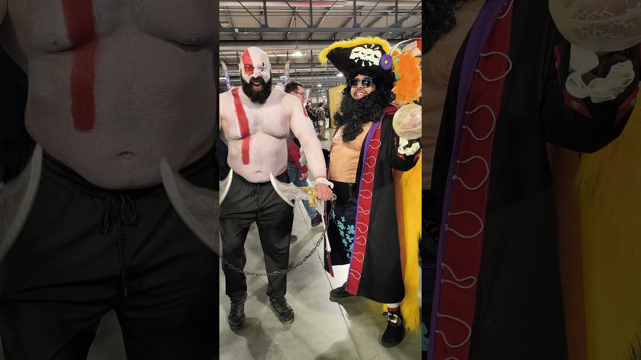 Milan Games Week & Cartoomics 2024 Kratos & Blackbeard #cosplay #kratos #blackbeard #cosplayer