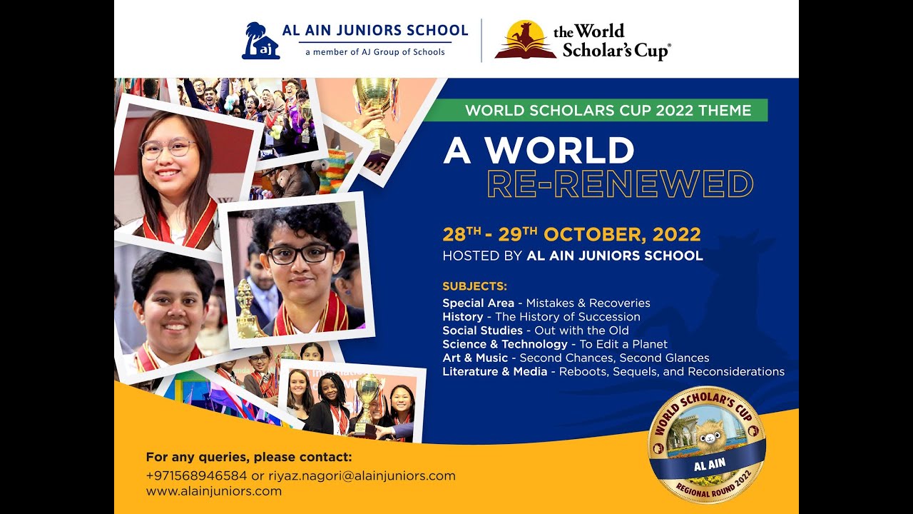 World Scholars Cup 2022 -  Al Ain Regional Round