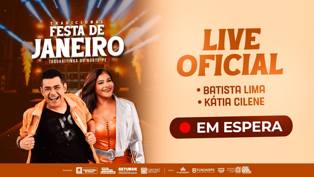 Kátia Cilene e Batista Lima na Tradicional Festa de Janeiro