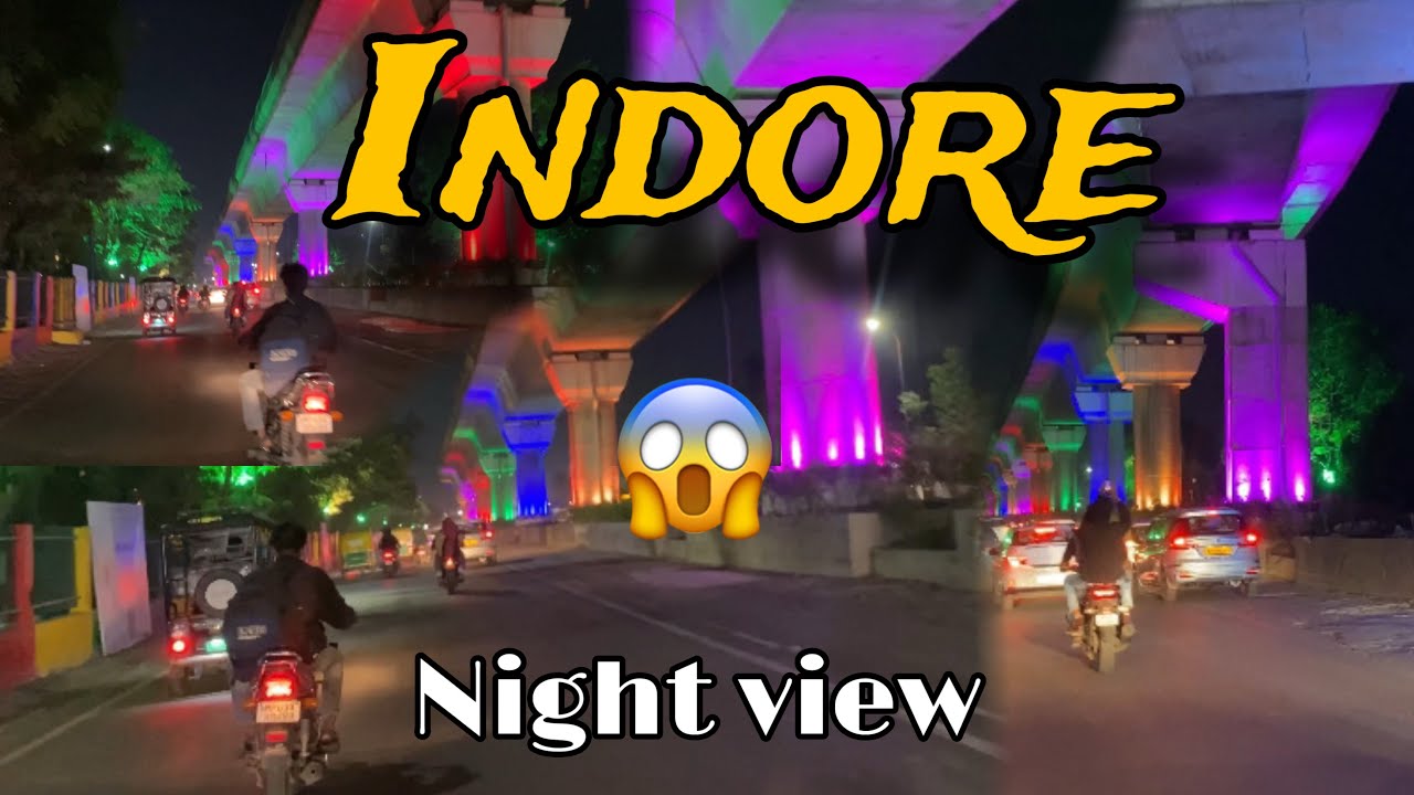 Indore city Road night view | night life  in Indore Vijay Nagar to MR 10 | Indore Vlogs | yogesh