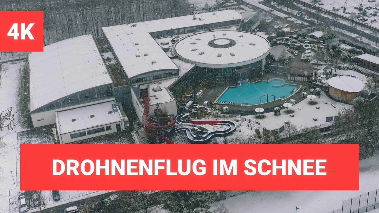 Mit der Drohne durch den Schnee - DJI Mavic 2 Pro - Drone Flight