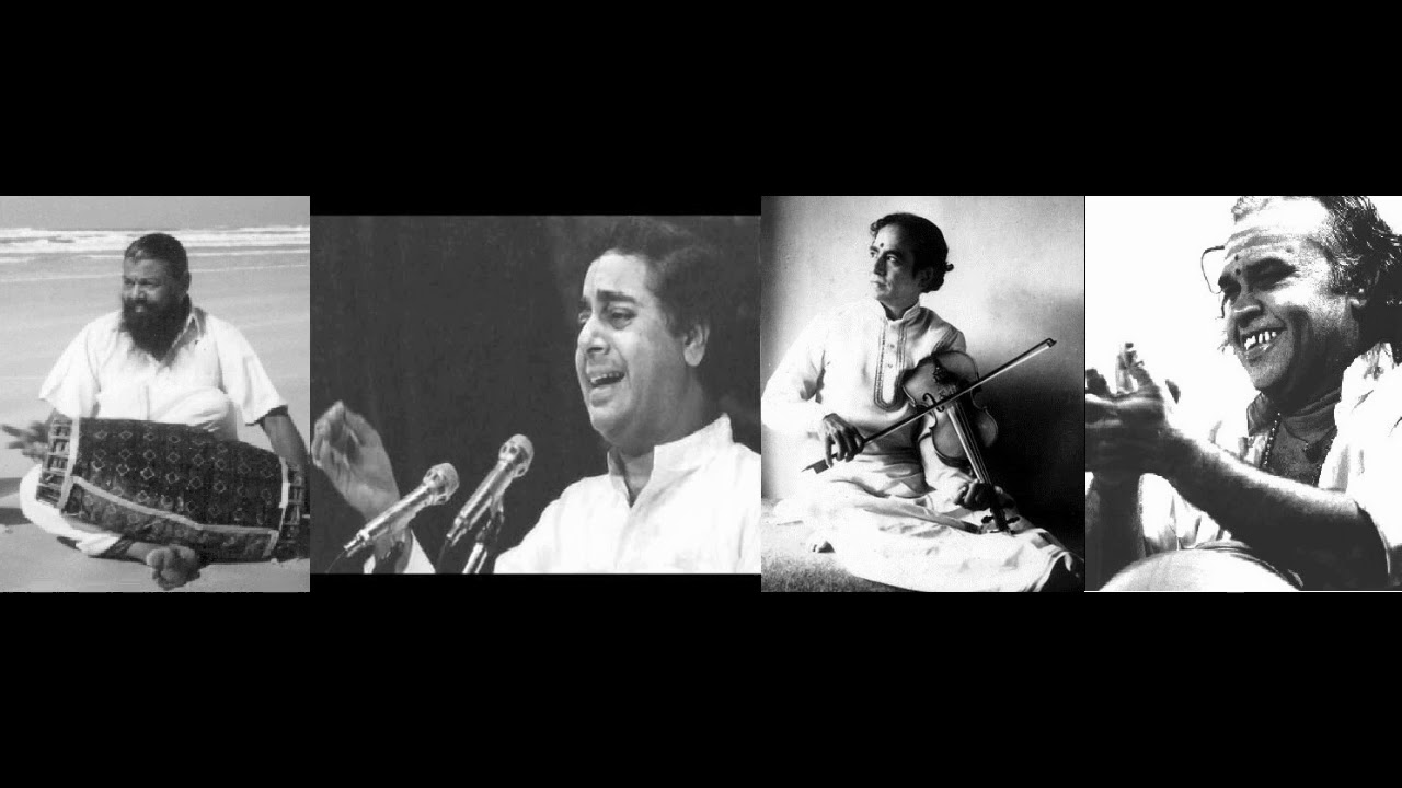 Madurai TN Seshagopalan-Lalgudi G Jayaraman-Karaikudi R Mani-TH Vinayakram live @ MMA (12/29/1983)