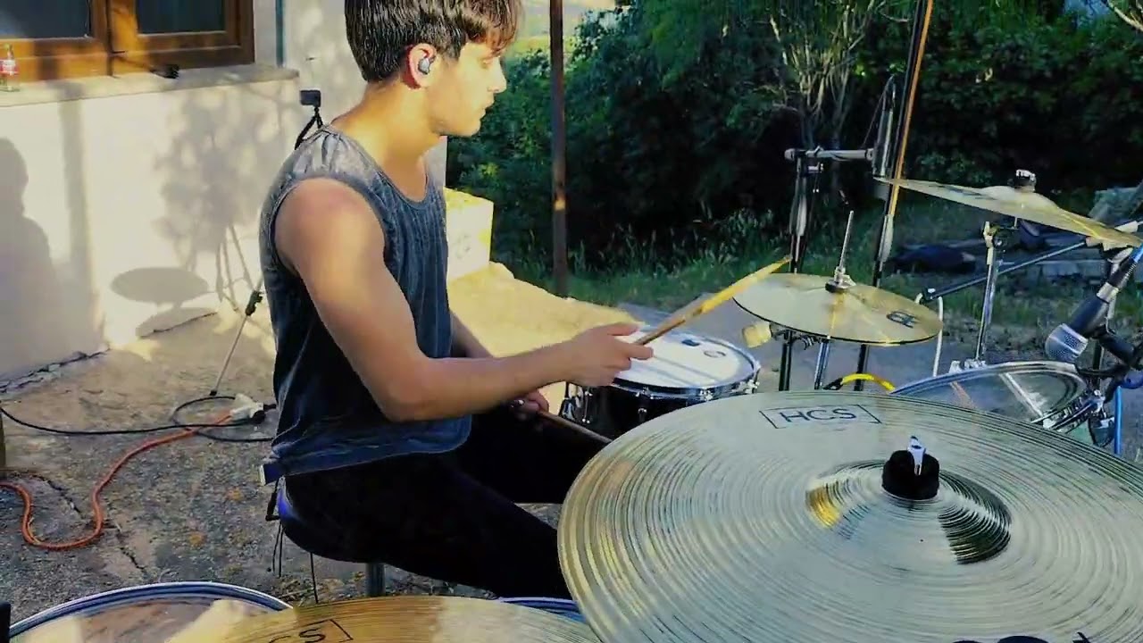 Vasco Rossi - Siamo Soli | Daniele Baroni Drum Cover (Outdoor Session 06/2022)