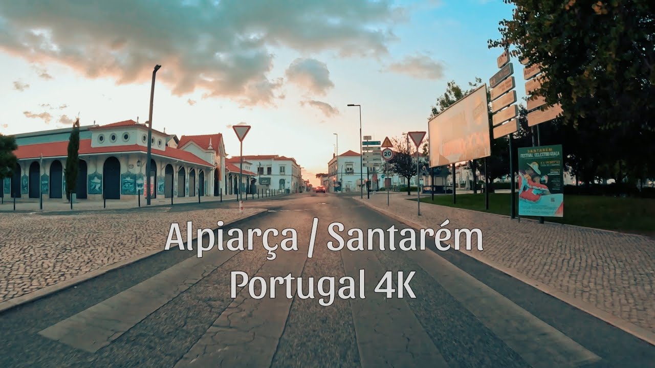 Trajeto entre Alpiarça e Santarém - Portugal 4K