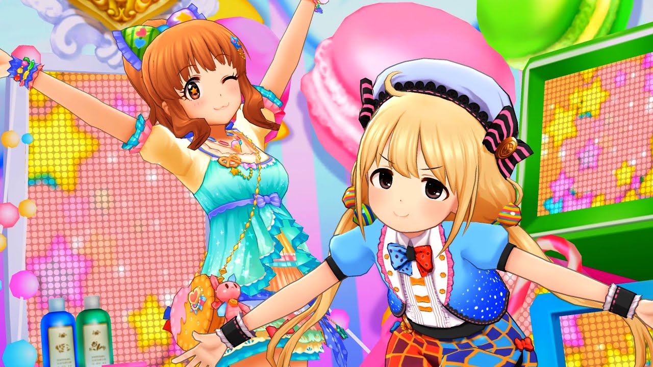 デレステ｜ SteamVR 4K｜ ❤️あんきら⁉狂騒曲(HappyHappyTwin)｜2016.12.21｜作詞・作曲・編曲：ヒゲドライバー｜デレステ VR MV