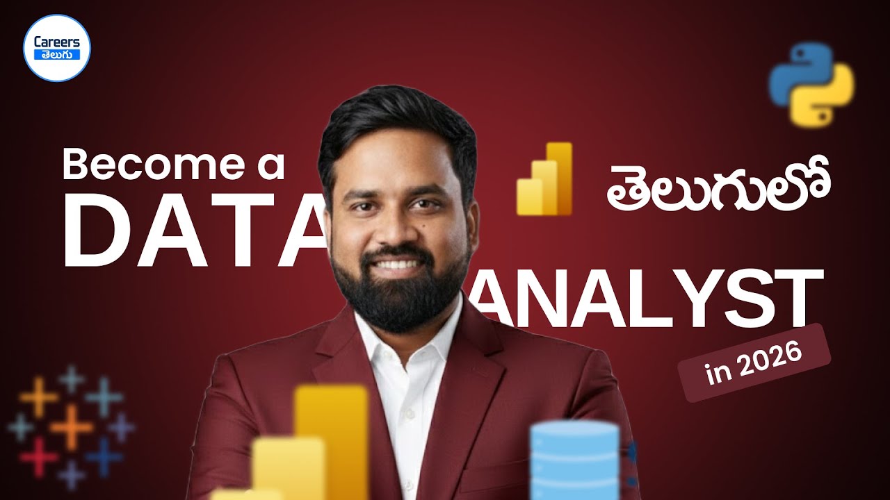 Data Analyst Job Truth Exposed 😱 | 2026 Complete Roadmap in Telugu | Excel + SQL + Python + Power BI
