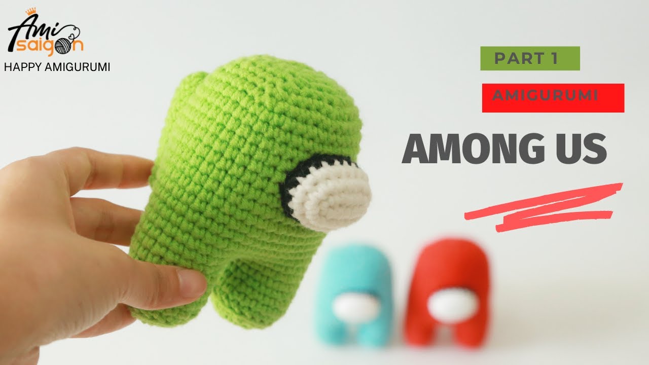#003 | How To Crochet Among Us (1/3) | Amigurumi Animal | Free Pattern | @AmivuiStudio