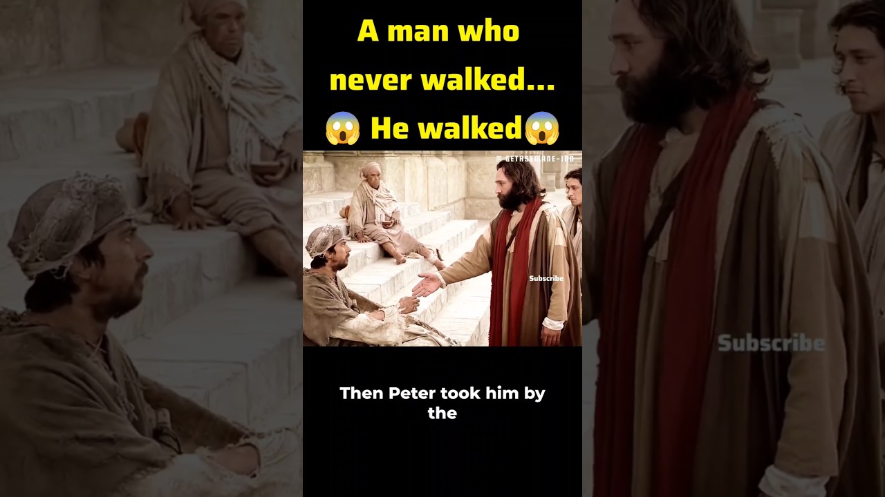 😱 Miracle Life changing Miracle😱 In The Bible John and Peter in Jesus Name 