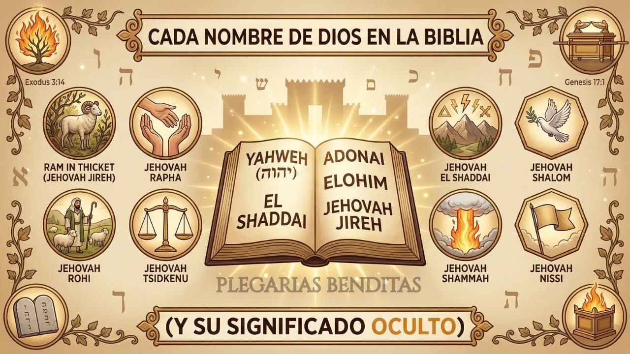 Cada Nombre de Dios en la Biblia Explicado ( y su Significado Oculto)