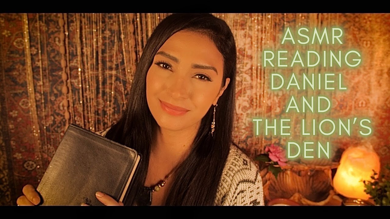 ASMR Reading The Bible | Daniel and the Lion's Den | Soft Spoken ASMR