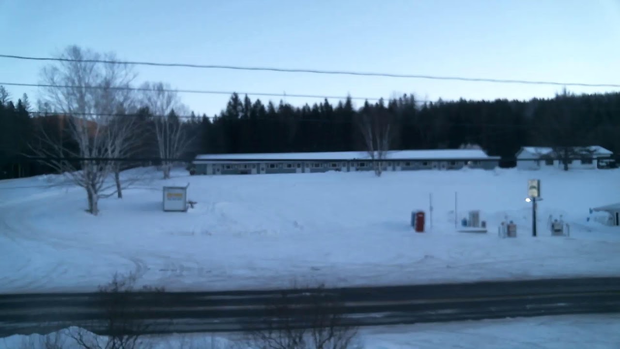 Colebrook, NH Snow Cam of Diamond Peaks Motel at All Snowed Inn