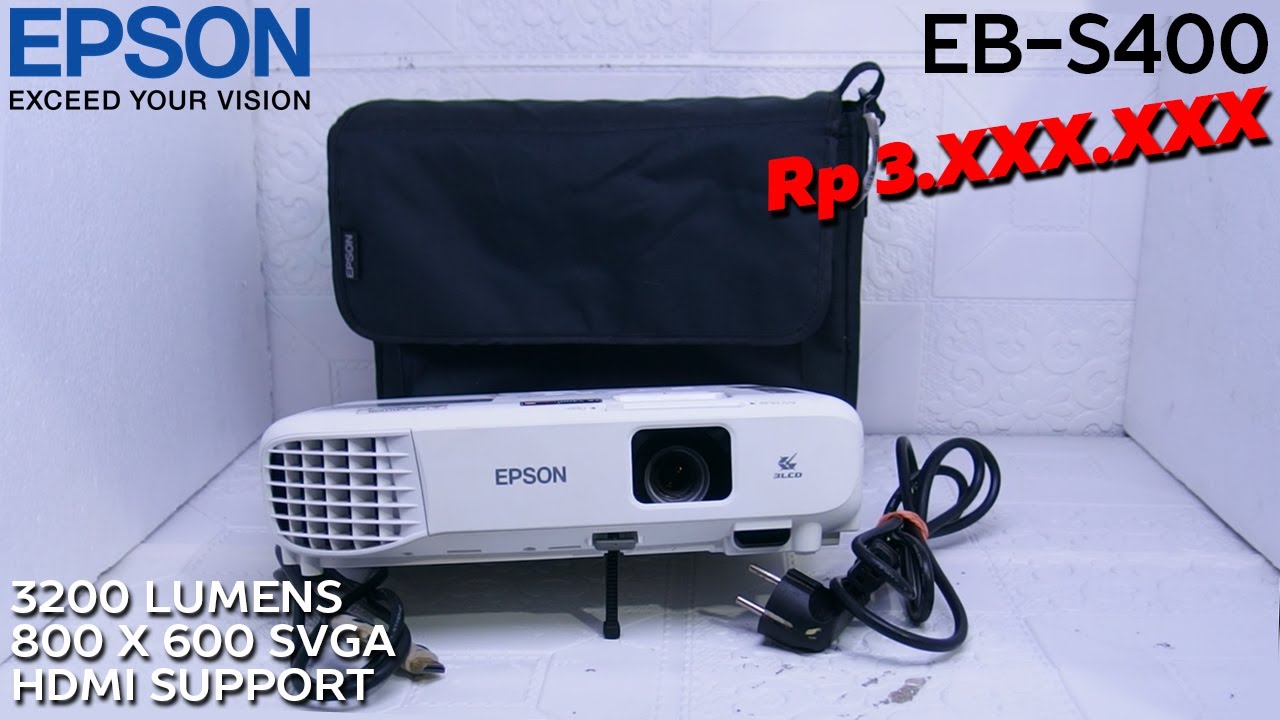 Rekomendasi Proyektor Epson EB-S400 untuk Kantor (SEGEL) | MARKETLAPTOP
