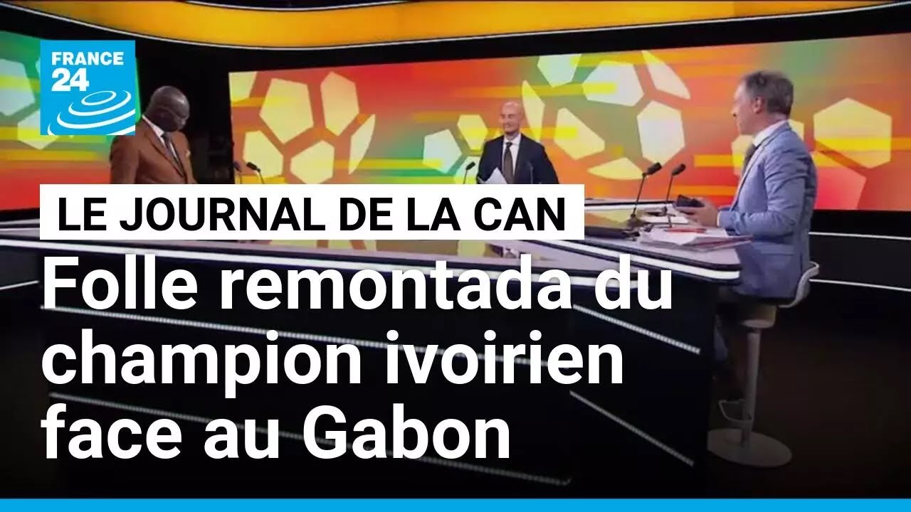 CAN 2025 : folle remontada du champion ivoirien face au Gabon • FRANCE 24