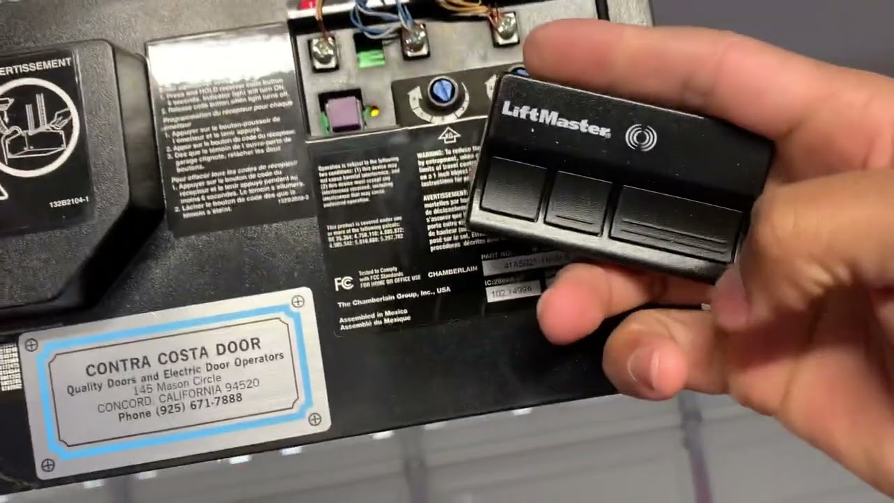 Programming Lift Master 373LM Garage Remotes