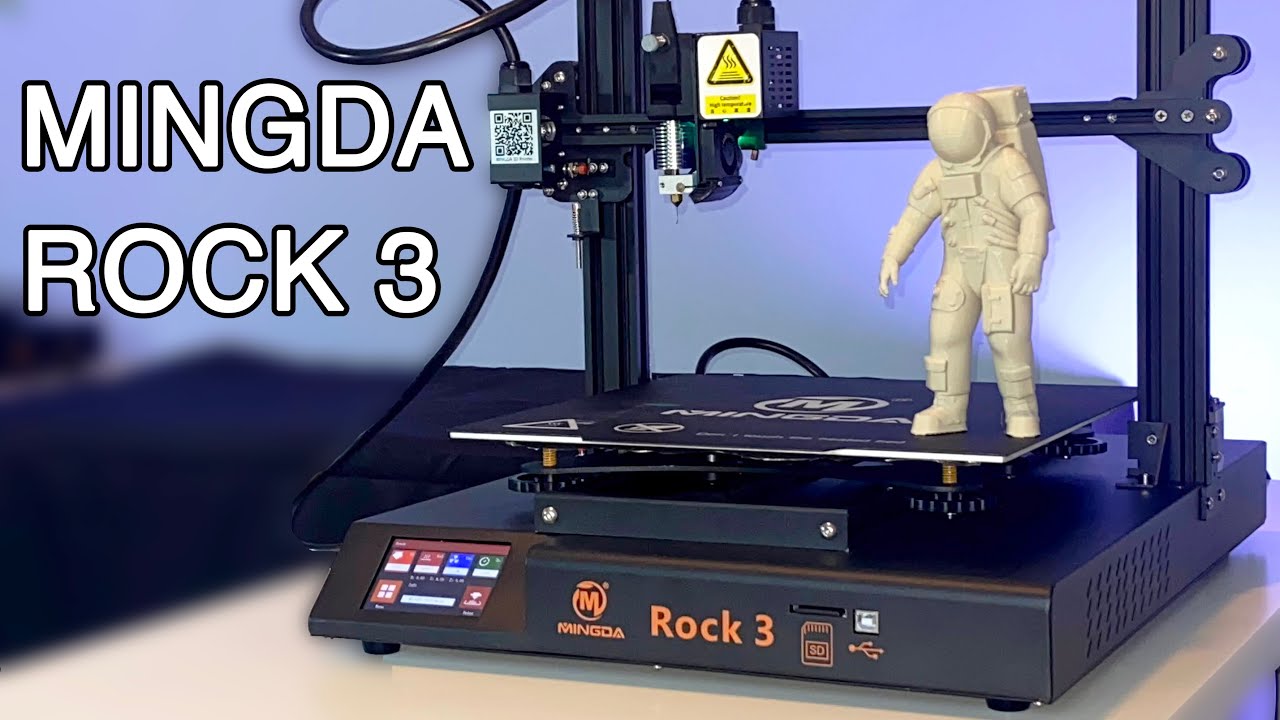 Mingda Rock 3 Large Volume 3D Printer / First Prints and Thoughts!