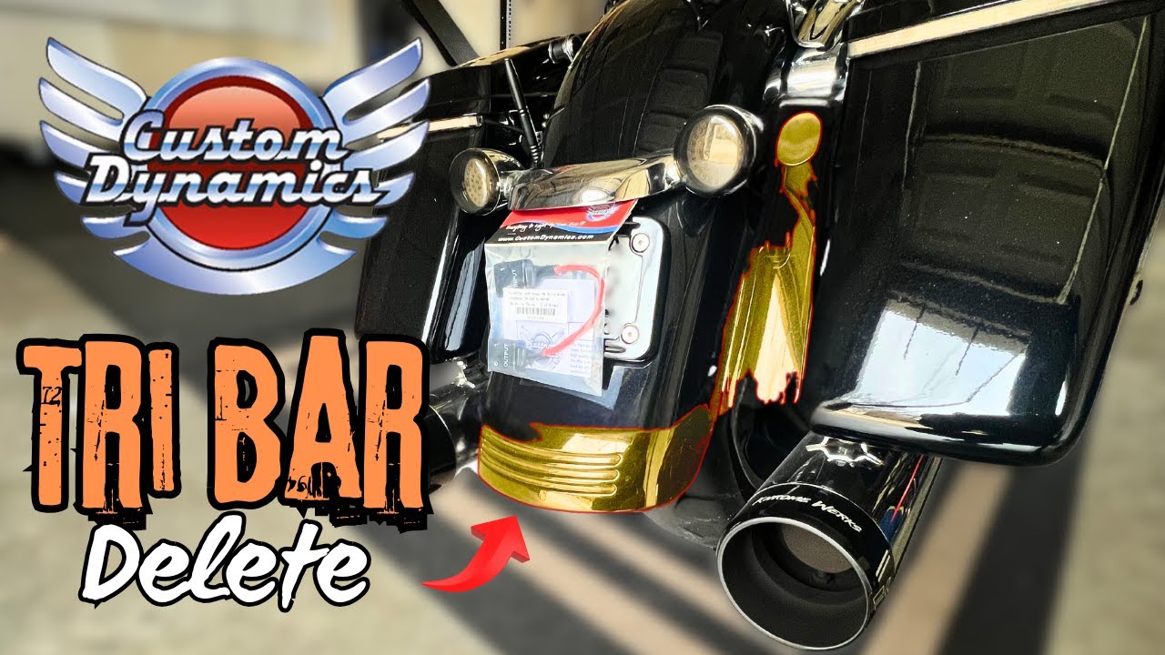Tri Bar Delete | Custom Dynamics Tri Bar Eliminator Harness Install | 2023 Road Glide Rear Upgrade!
