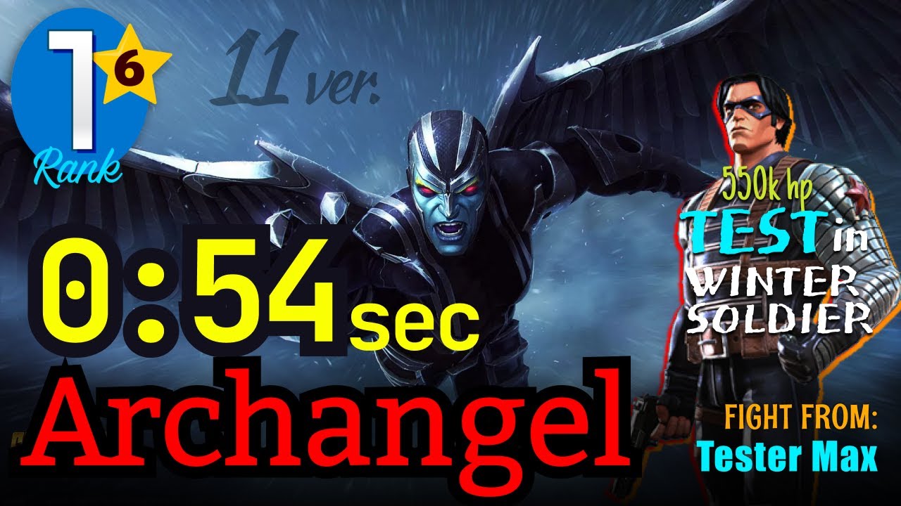 54 sec! ARCHANGEL 6* Rank1 Synergy: Professor-X [No-boost] ver.11 Test in ROL #archangel
