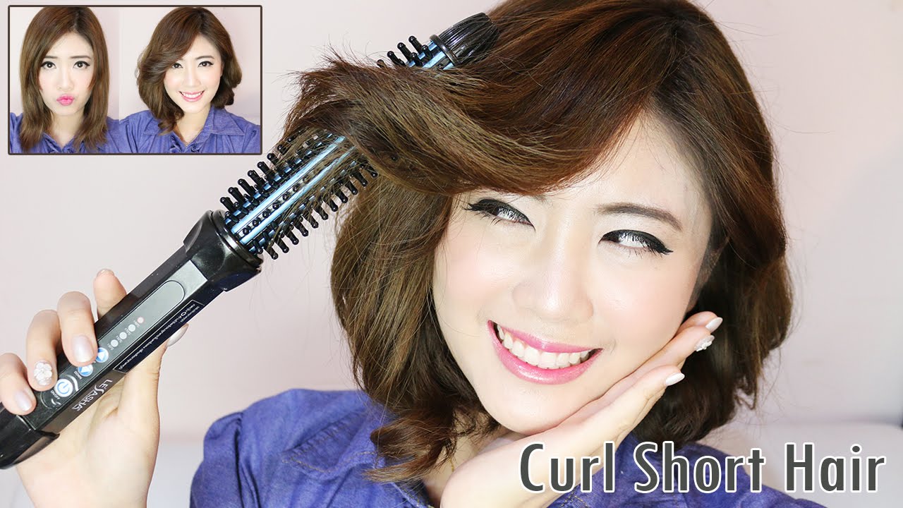 How to : Easy Curl Short Hair ม้วนผมสั้น มีวอลลุ่มได้ง่ายๆ ด้วยตัวเอง | YuRi Ukuri