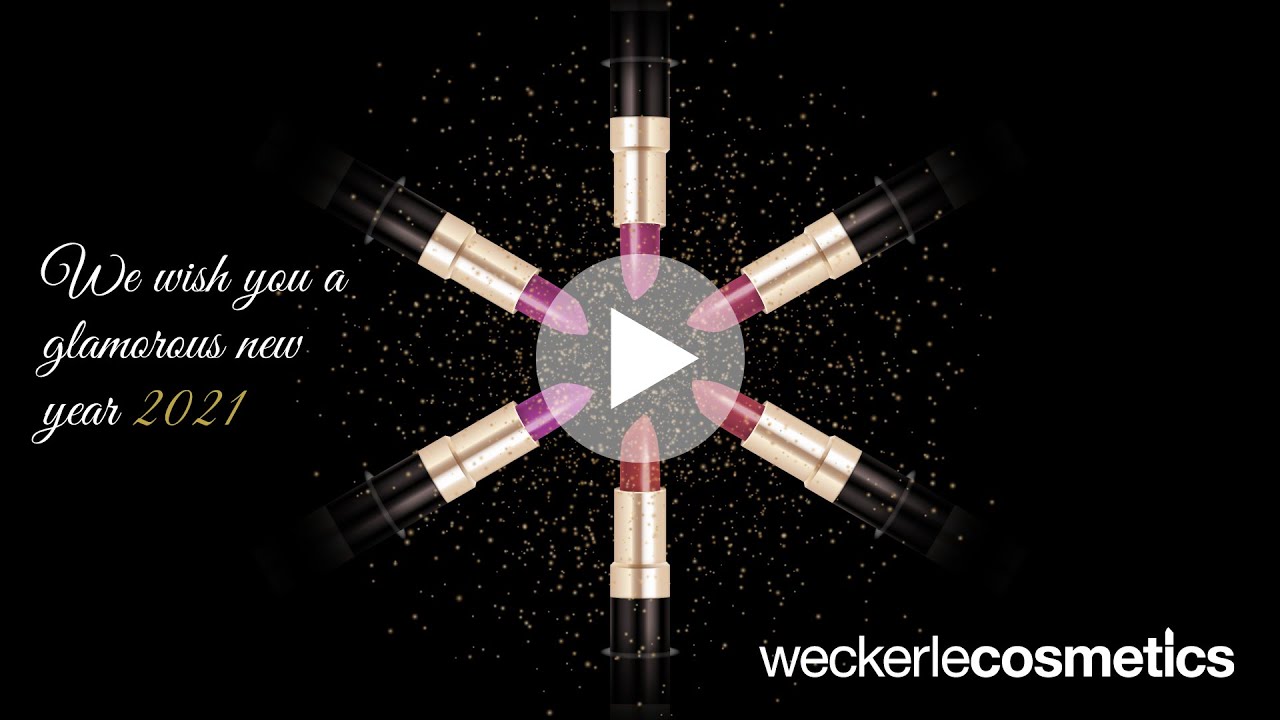 Weckerle Cosmetics wishes a glamorous New Year 2021!