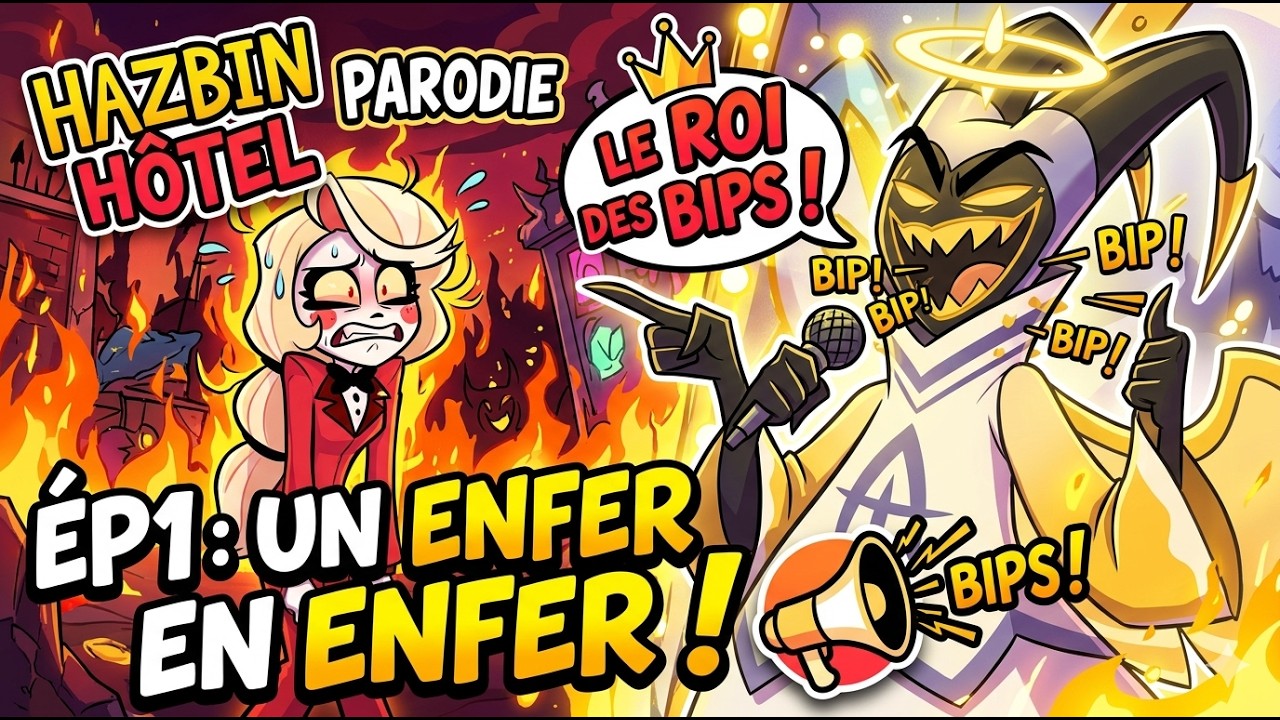 Parodie hazbin hôtel ép1, un enfer en enfer avec Adam le roi des bips !