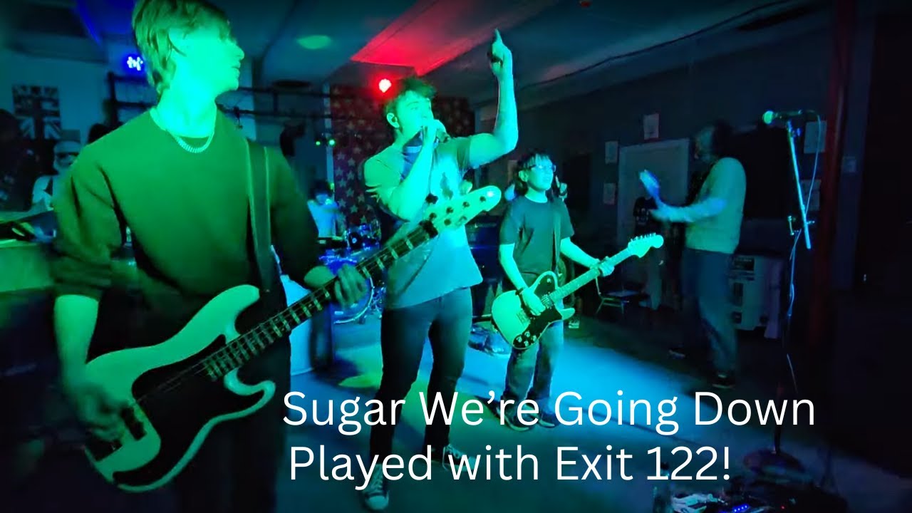 Performing Sugar We're Going Down By Fall Out Boy With @Exit122Band At Fine Tunes In Channahon, IL