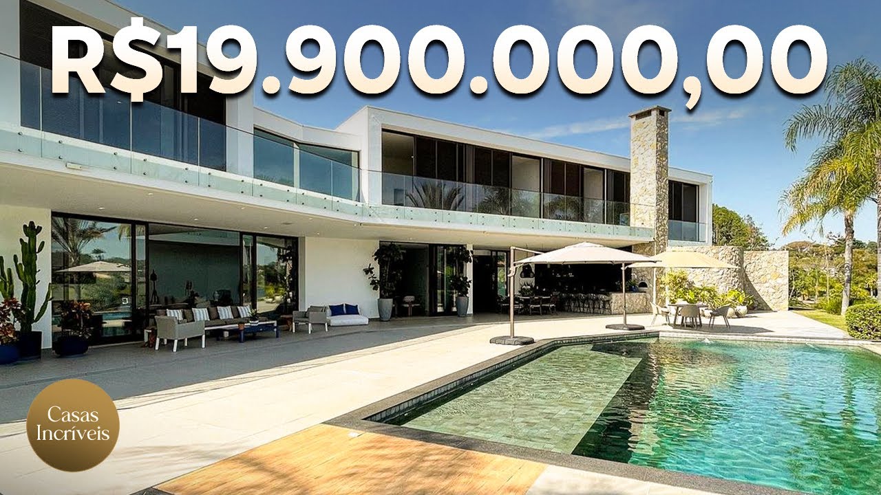 VISITAMOS ESSA CASA INCRÍVEL DE R$19.900.000,00 | 6 SUÍTES | FAZENDA VILA REAL ITÚ SP