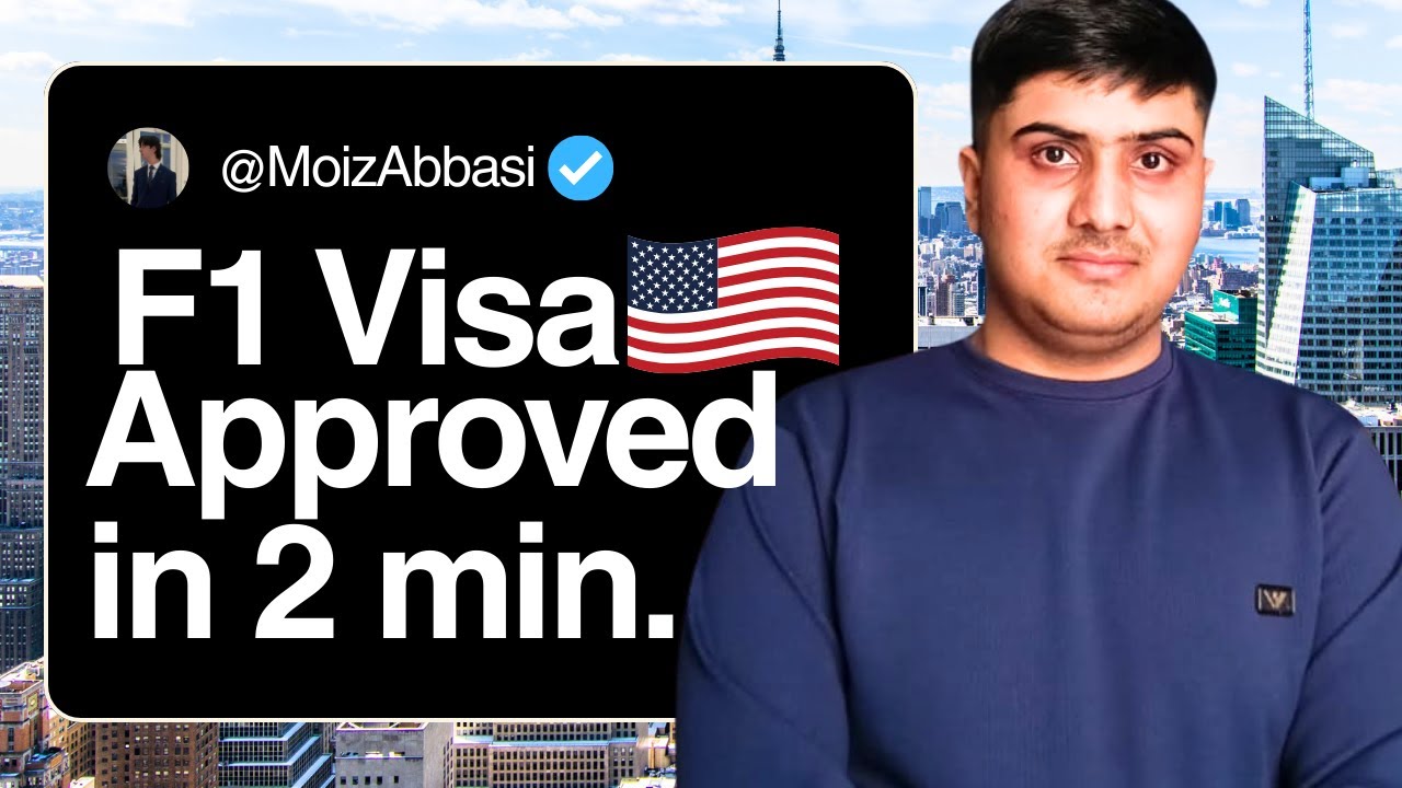 F1 Visa Approved in 2 Minutes of our Client | USA Study Visa