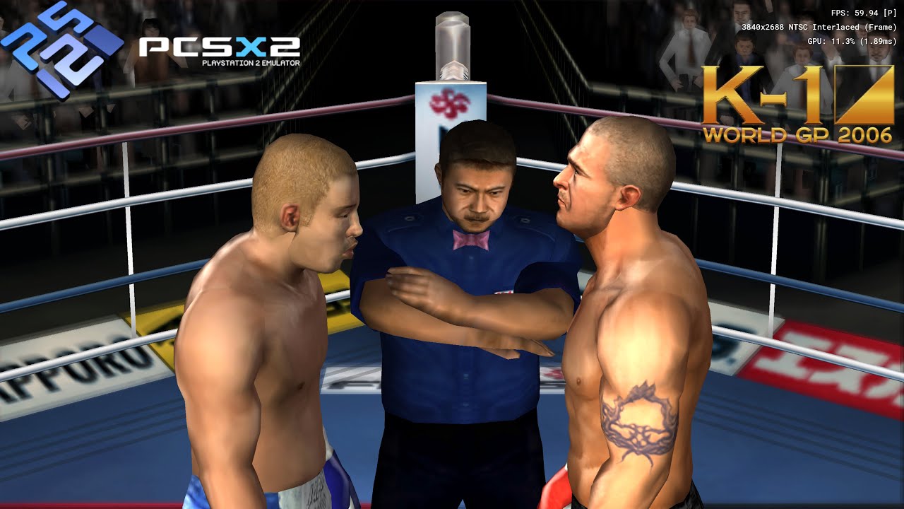 K-1 World GP 2006 4K 60FPS UHD Gameplay | PCSX2 2.7.90 PS2 Emulator PC