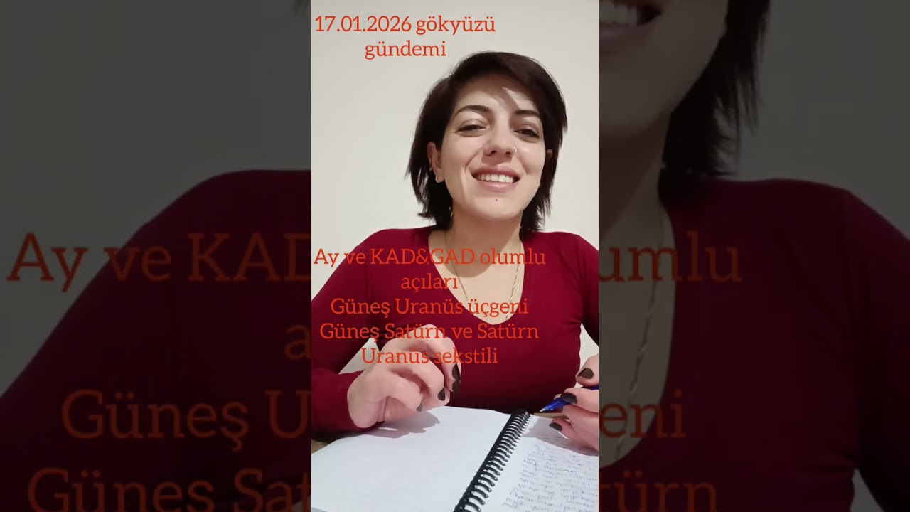 17.01.2026 gökyüzü gündemi✨✨✨