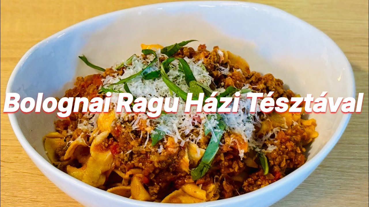 Tökéletes bolognai ragu házi tésztával - így készítsd!