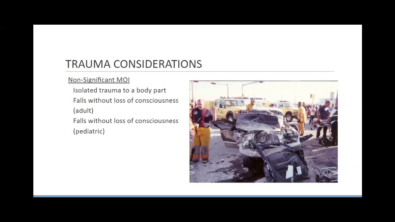 Brief Trauma Review for ALS Providers