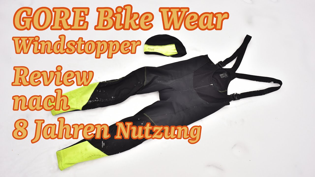 Review lange Fahrradhose: Gore Bike Wear Element Windstopper Soft Shell Bibtights & Helmet