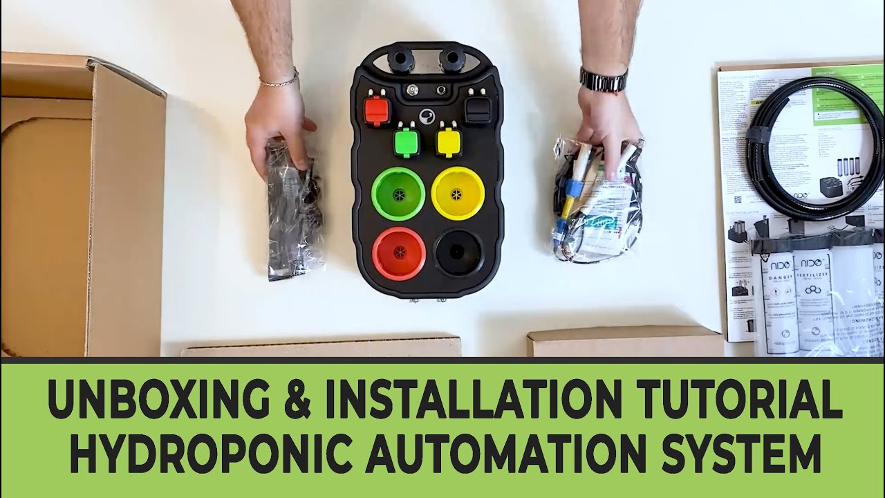 Nido One - Unboxing 2021 - Hydroponics automation for urban farming and vertical farming.