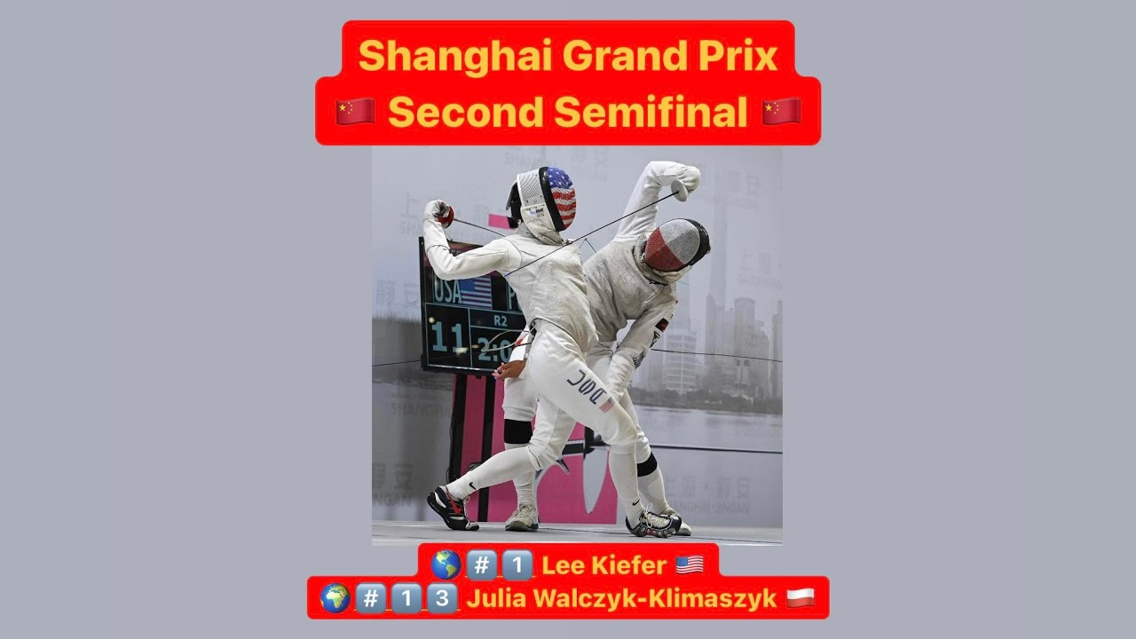 Shanghai Grand Prix 2024 SWF - L4 - Lee Kiefer USA v Julia Walczyk-Klimaszyk POL